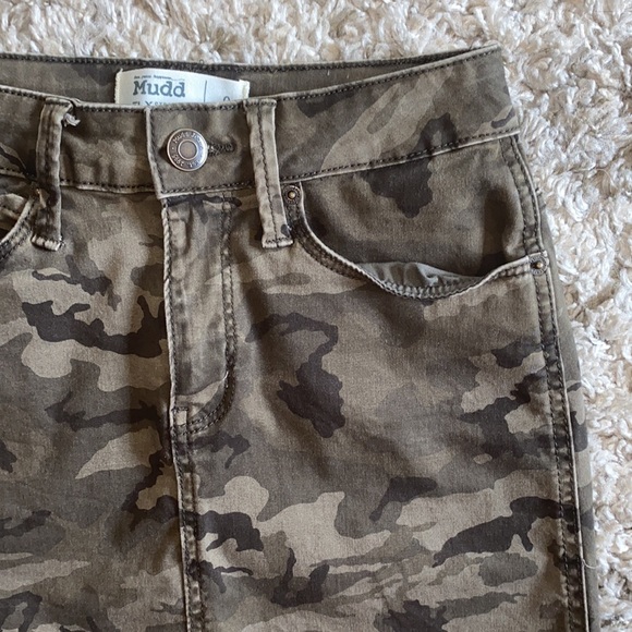 Camouflage Jean Skirt - Picture 2 of 5